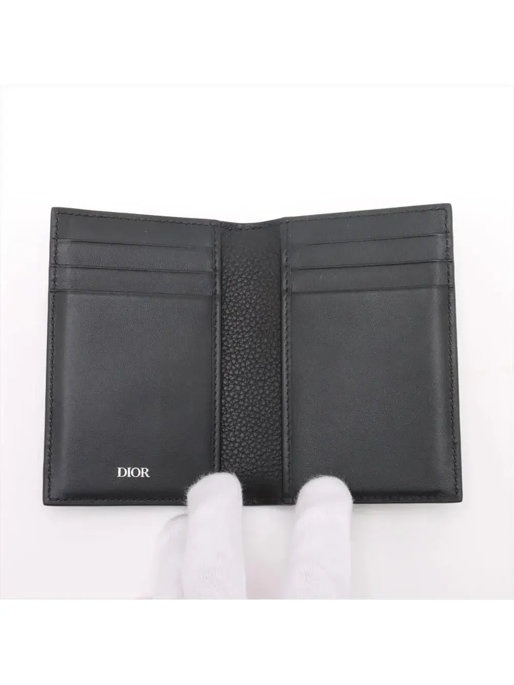 Dior Cd Icon Leather Card Case Black #290351D39B